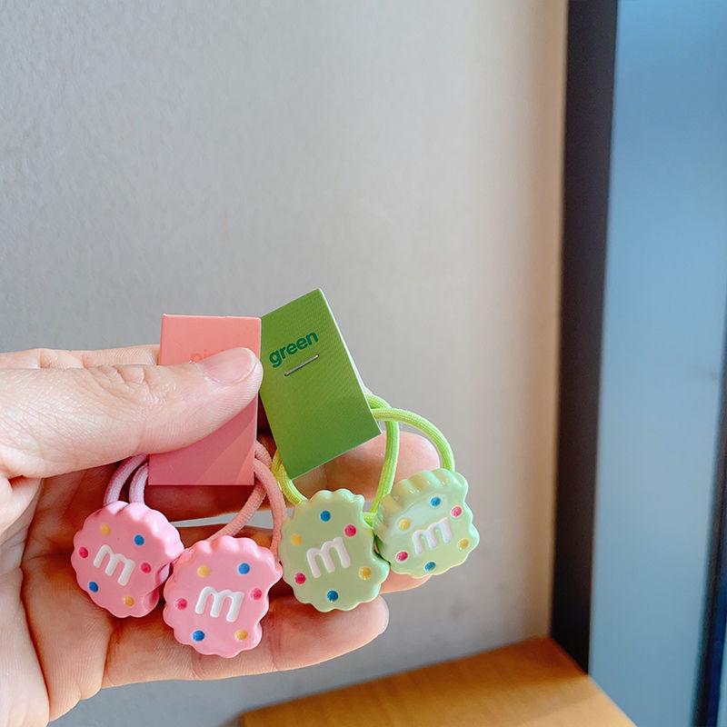 Children's Cute Candy Biscuit Elastic Hair Ties - Baby Hair Accessories