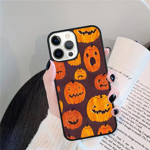 BOO! Happy Halloween Pumpkin Coque Shell For iPhone 17 Air 15 16e 14 13 12 Pro Max 11 Pro Max Plus Phone Case Cover