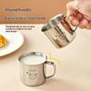50/100/150ml 304 Stainless Steel Drinking Cup With Handle Durable Tumbler Anti Scalding Mini Cute Water Cup For Kids Drinkware