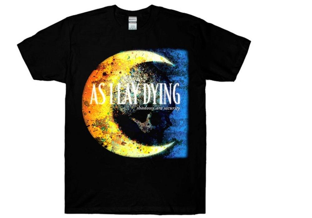 As I Lay Dying Shadows Are Security T-Shirt Black Fullsize S-5XL Unisex T-Shirt
