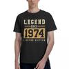 1974 Edycja Legendarna 100% Bawełna Codzienny Oddychający Wygodny Męski Top Nowe Prezenty I Koszulki Ubrania Męskie