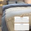 Korean Soft Crinkled Gauze Lace 4-Piece Bedding Set