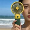 Usb Rechargeable Portable Handheld Fan – Cute Plastic Design, Dual Use (Handheld/Stand), Summer Cooling Fan For Kids & Adults