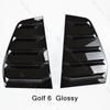 1Pair Window Trim Spoiler For Volkswagen VW Golf 6 MK6 Golf 7 MK7 MK7.5 GTI R 2003-2020 Rear Door Window Shutter Cover Sticker