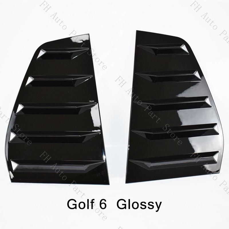 1Pair Window Trim Spoiler For Volkswagen VW Golf 6 MK6 Golf 7 MK7 MK7.5 GTI R 2003-2020 Rear Door Window Shutter Cover Sticker