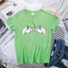 Neuartige kreative Spielkonsole 3D-gedrucktes Muster Damen-Shirt Kurzarm T-Shirt