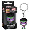 Keychain Figure - MARVEL - Lucha Libre Hulk - 4cm - Vinyl - Unisex - Official