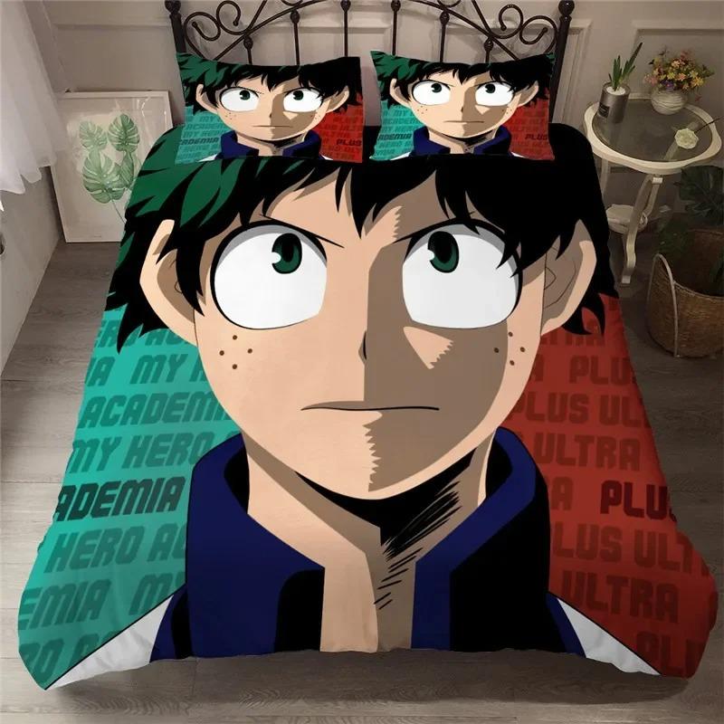 Comfortable Cartoon Pattern Bedding Set With Duvet Cover And Pillowcases King Queen Twin Sizes For All Ages