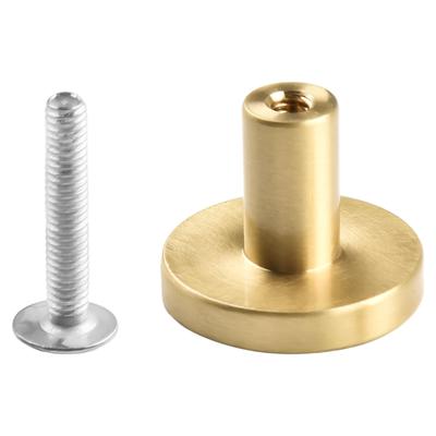 Rostfreie und oxidationsbeständige goldene Messing-Schubladengriffe Runde Schrankknöpfe Langlebige Schönheit für Ihre Möbel