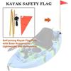 1.2M Kayak Safety Flag Track Mount Visibility Kit with Stable Base - Easy Installation Marine Accessories