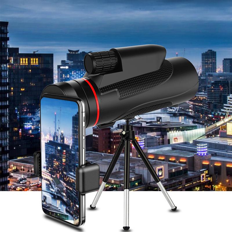 The New 12×50 Monocular Telescope HD HD Optical Quality Goes Out To Watch The Concert Mobile Phone Camera Telescope.
