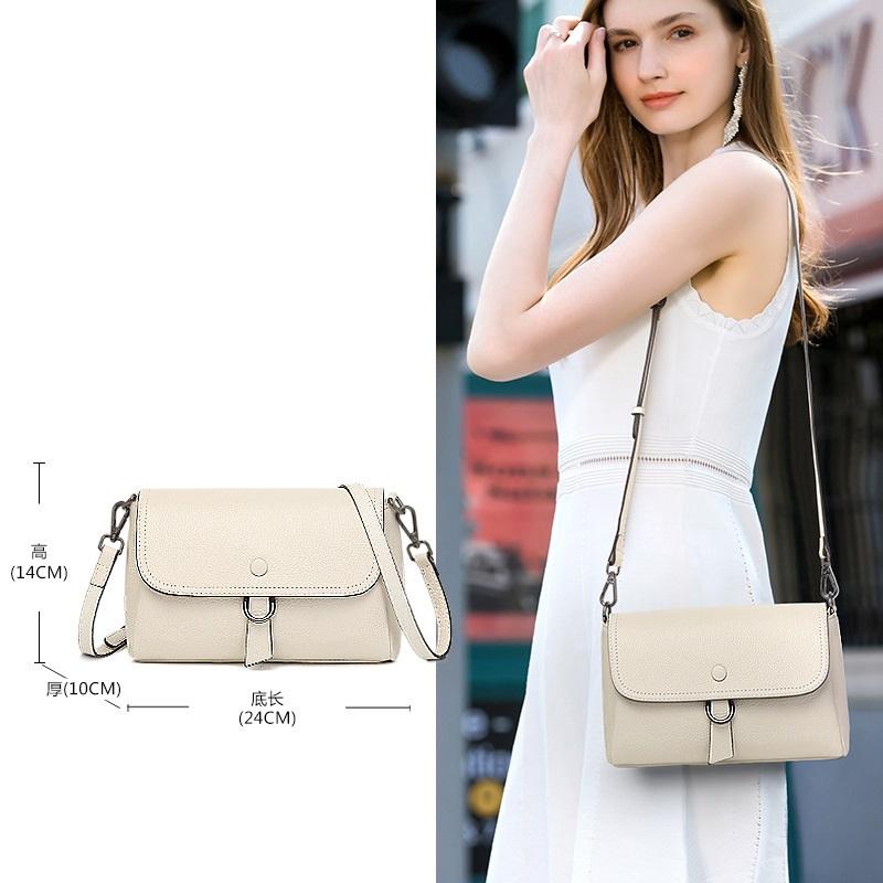 2026 Casual genuine leather crossbody bag new trendy and fashi women'sversatile shoulder bag large capacity handag as gift