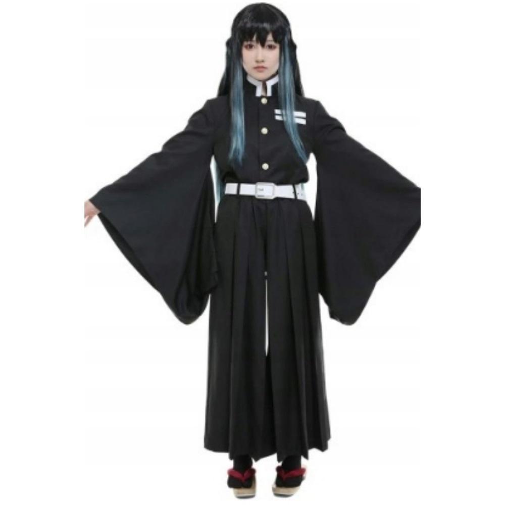 Anime Kimetsu No Yaiba Tokitou Muichirou Cosplay Kostuums Kisatsutai Uniform Pruik Halloween Kostuum Volwassen Kids