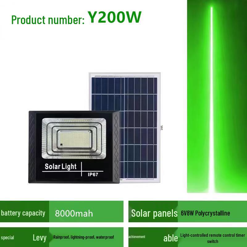 Cross-border RGB Seven-Color Outdoor Solar Landscape Lights for Park, Hotel, and Villa.