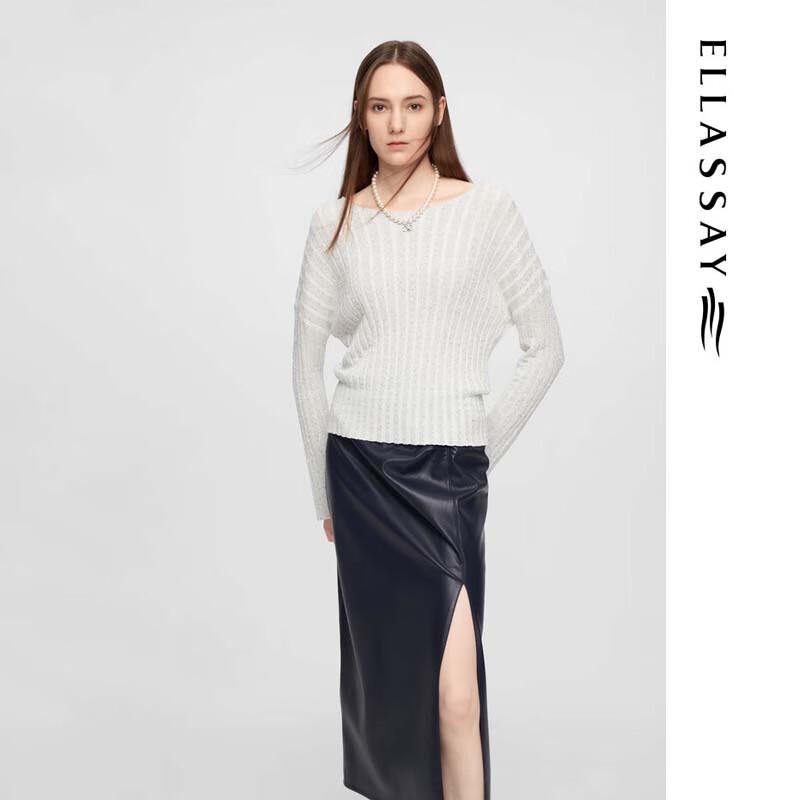 ELLASSAY Elegant Slit Midi Skirt