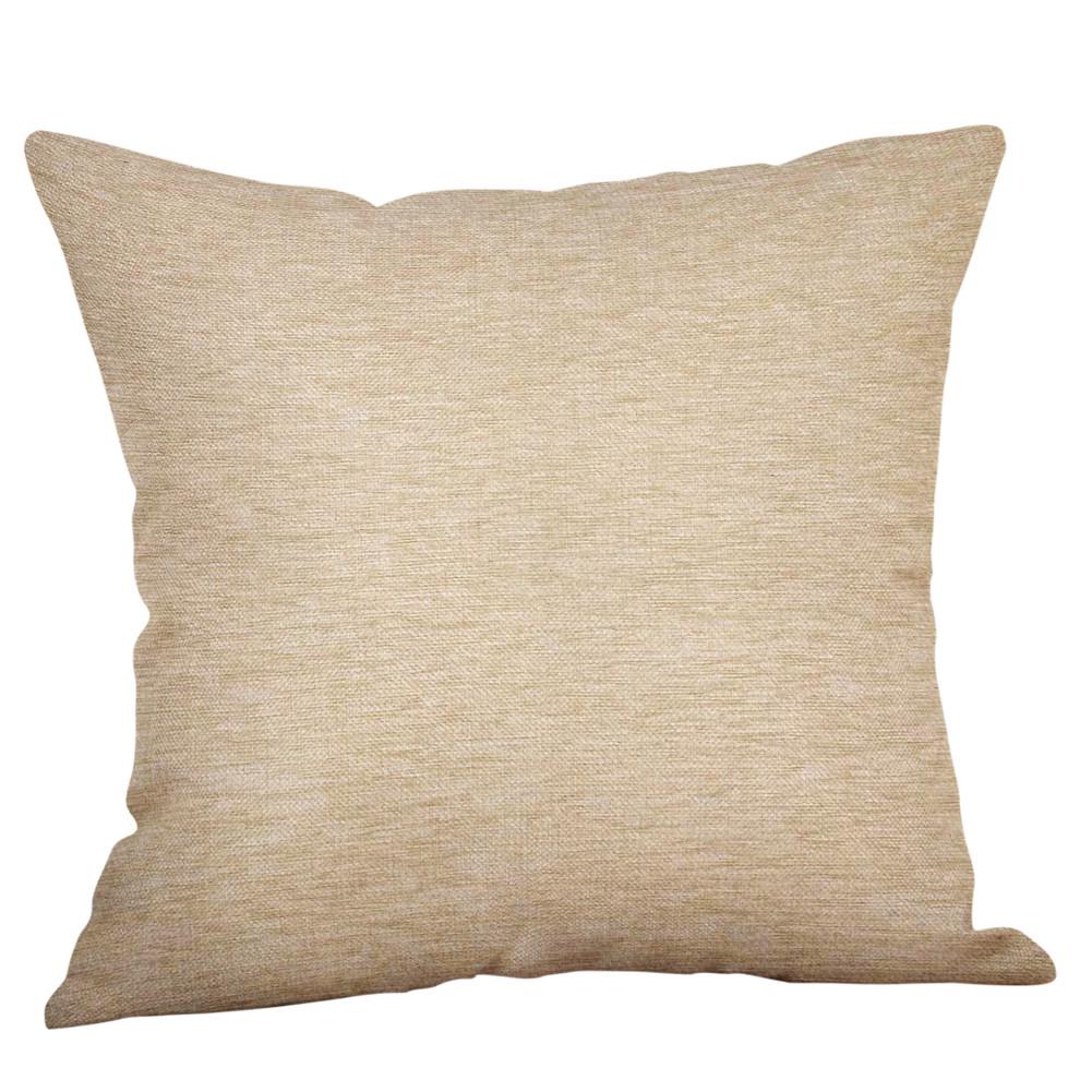 Green Lime Natural Cotton Linen Pillow Case Sofa Cushion Cover Home Decor