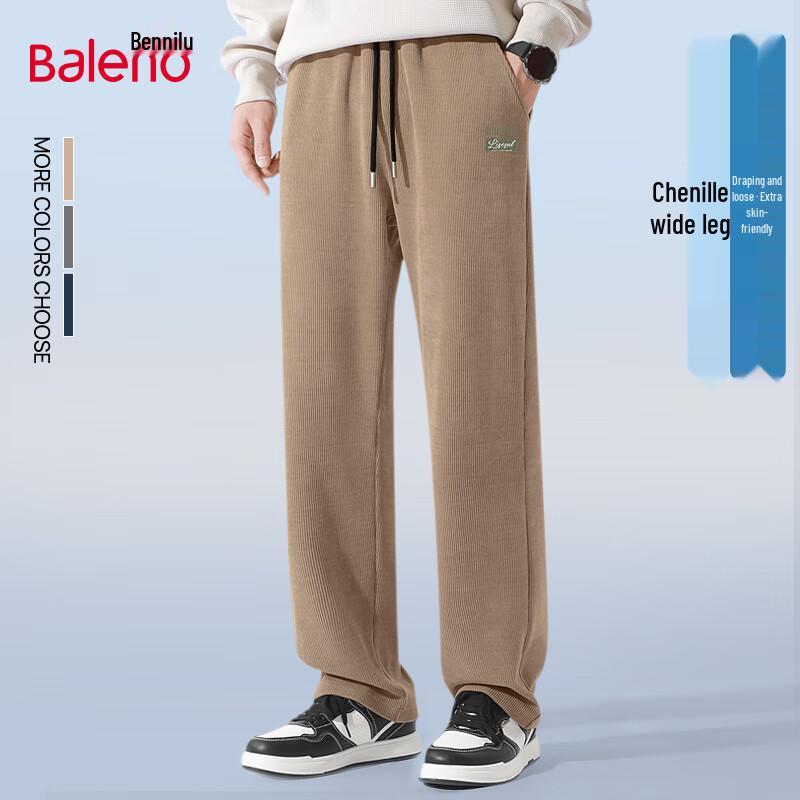

Baleno Men s Chenille Straight Leg Casual Pants 3XL