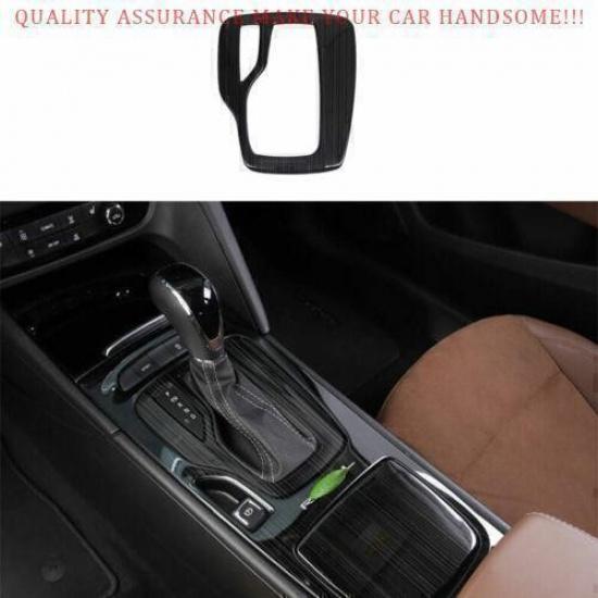 For 2018-2020 Buick Regal Black Steel Central Console Gear Shift Panel Trim 1PCS