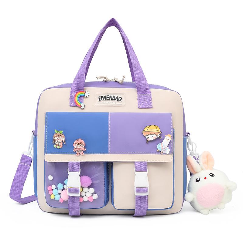 Szkolny plecak dla dziewczynek podwójnego zastosowania dla dzieci Uczniowie gimnazjum noszą plecaki na lekcjach Plecak szkolny dla szkoły podstawowej o dużej pojemności