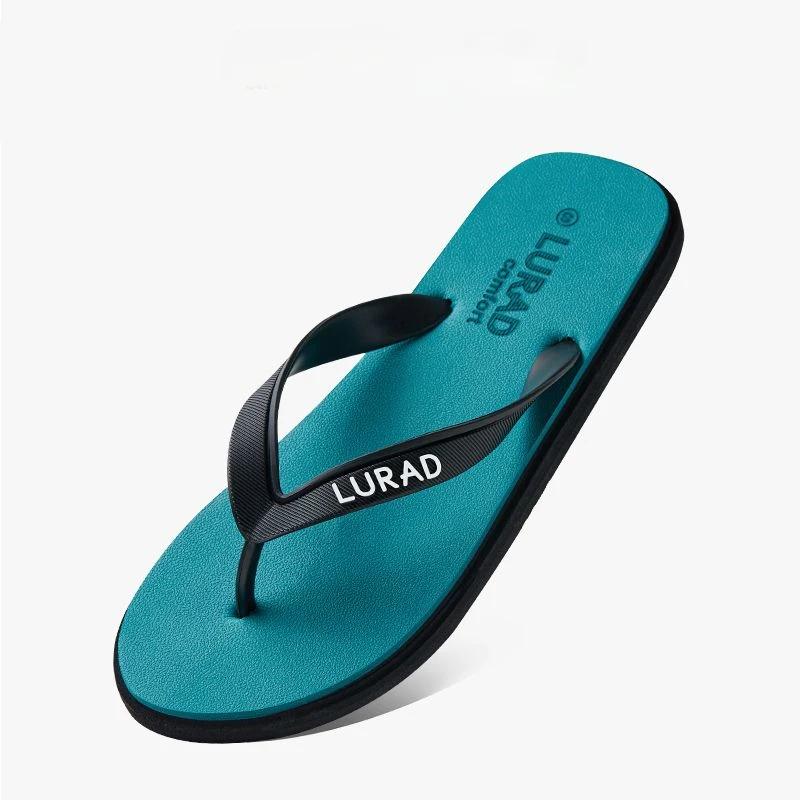 Men's Shoe Eva Slides Flat 2024 Fashion Fun Male Slipper Trend Rubber Summer Sale Cheap Shoes Liquidation With Korean Style Pvc