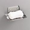 Soap Dish Tray Soap Holder Wall-mounted Non-porous Drain Soap Dish For Holding Soaps Household Bathroom Portable Soaps Dishes
