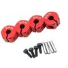 4 Packung 1:10 Scale Hex Wheel Hubs Upgrade Parts for SCX10 CC01 Wraith 90027 90034 RC Car DIY