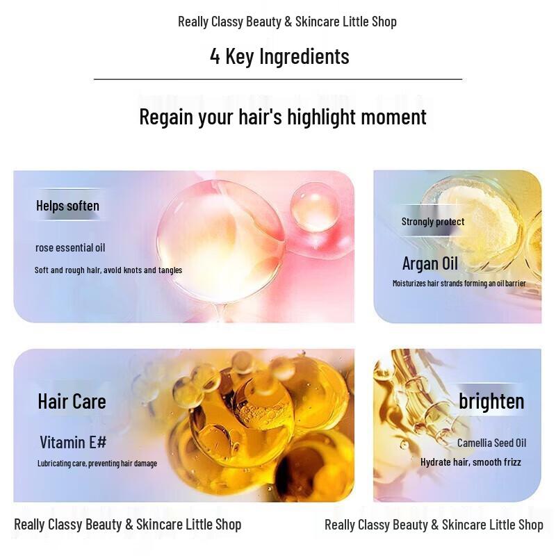 Ziyuan Silicone-Free Rose Smooth Repair Shampoo