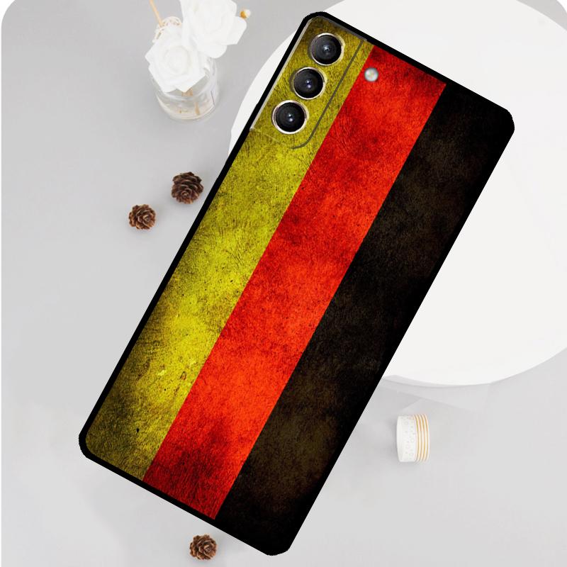Germany Flag Banner Phone Case For Samsung Galaxy S24 S26 Ultra S20 S21 S22 S23 S25 Plus S10 S25 FE Funda Cover