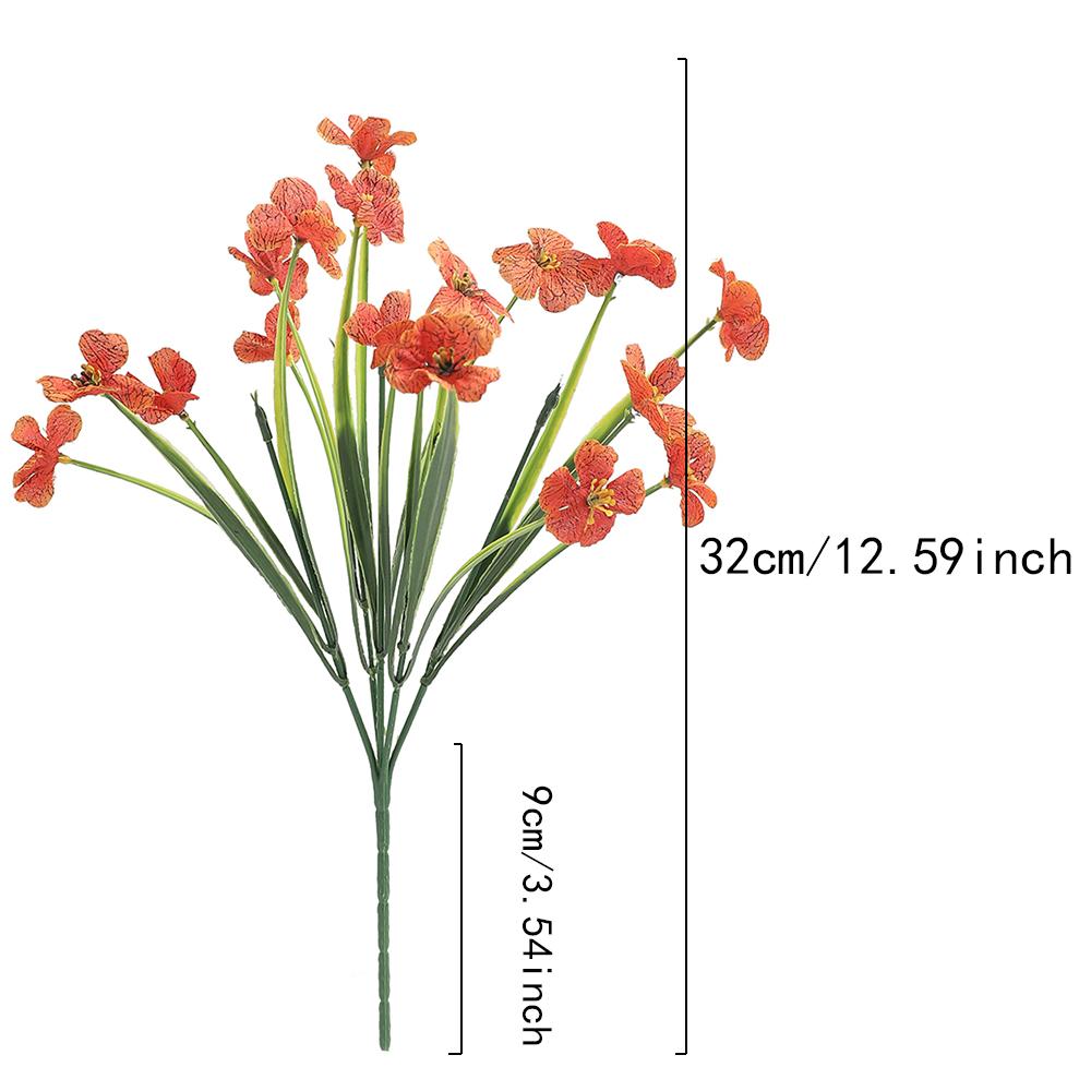 1/2Pcs Artificial Flowers Bouquet 32CM Fake Flowers for Home Decor Garden Decoration Outdoor Vase Bonsai Ornament Accessories
