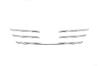 Radiator Grille Covers 2021-2025 (5 Pcs, Stainless Steel) Carmos - Turkish Steel for Renault Megane IV