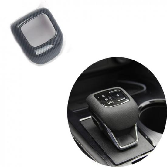 For 2021 2022 Nissan NEW Rogue Carbon Fiber ABS Inner Gear Shift Knob Cover Trim