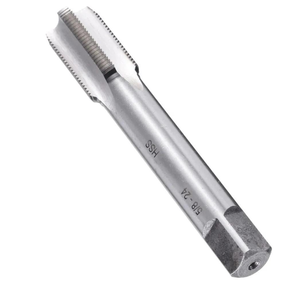 HSS Thread Tap 5/8 24 Right Hand Designed for Male and Female Thread Restoration Suitable for Various Metal Types