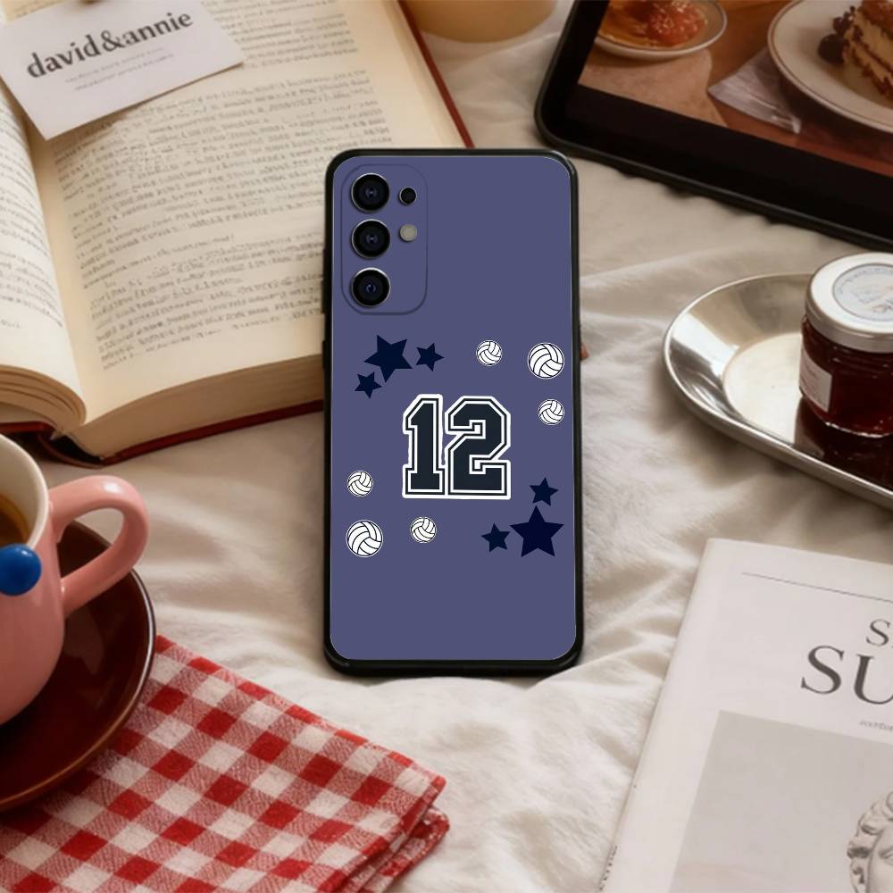 cool Sport Beach V-Volleyball Phone Case For Samsung S 25,24,23,22,30,21,10,9,Ultra,Plus,Lite,FE,4,5 G Soft Black Case