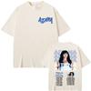 Singer Aitana Cuarto Azul World Tour TShirt UNISEX Women Summer Cotton YK Clothing Oversize Round Neck Short Sleeved Tee