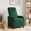 Massage Recliner Dark Green Velvet (V)