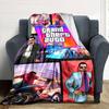 Grand Theft Auto Blanket Comfortable Suitable for Office Chair Bed All-Season Use Modern Gifts For Family Or Friends