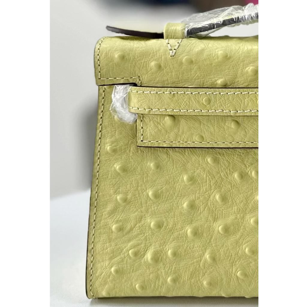 New Palm-pattern Mini Bag A Generation Of Ostrich Pattern Leather Single-shoulder Cross-seat Dinner Clutch