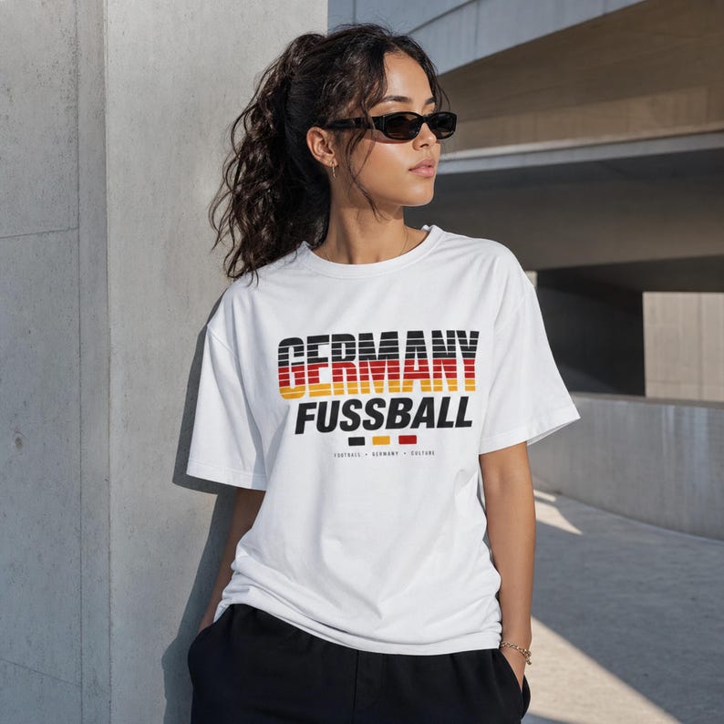 Germany Football Shirt, Vintage Football Tee, Retro Germany Football Culture T-Shirt, Fan Shirt, World Cup Streetwear Tee, Football Fan Gift L