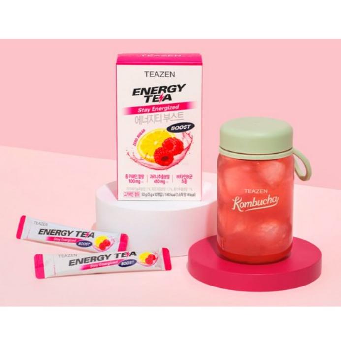Teazen Energy Tea Boost Stick 5g × 10pcs