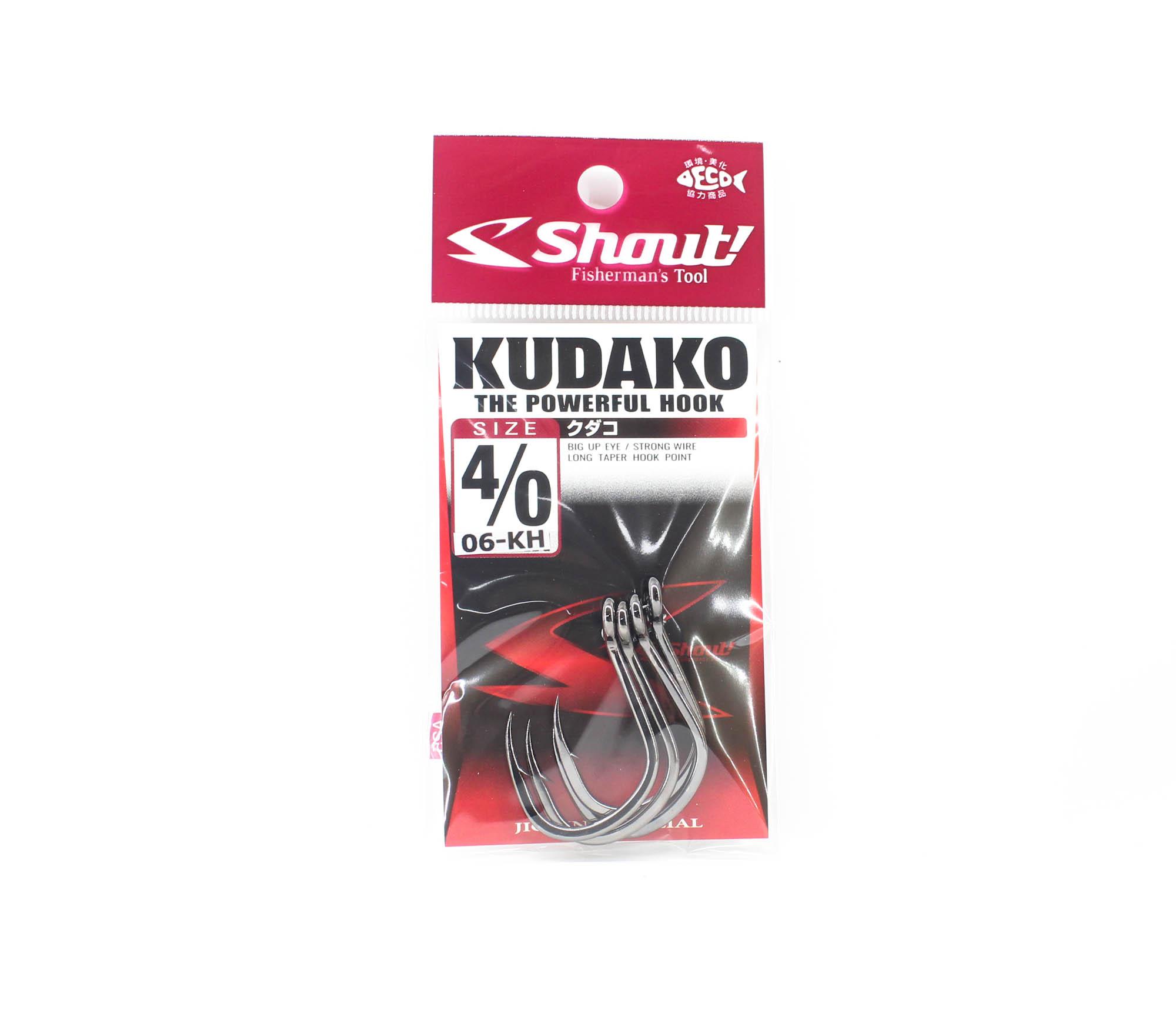 

Shout 06-KH Kudako Power Jigging одинарный крючок, черный, размер 4/0 (9400)