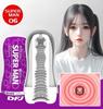 Masturbator Cup Reusable Vacuum Pocket Vagina Anal Mouth Soft Pussy Suck Vibration Endurance Exercise Adult Toy Sex Toys for Men