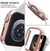 Apple Watch Kılıfı Kapağı 45mm 41mm 44mm 40mm 42mm 38mm 46 49 mm Aksesuarlar PC Koruyucu tampon iWatch Series 8 7 SE 6 5 4 3 9