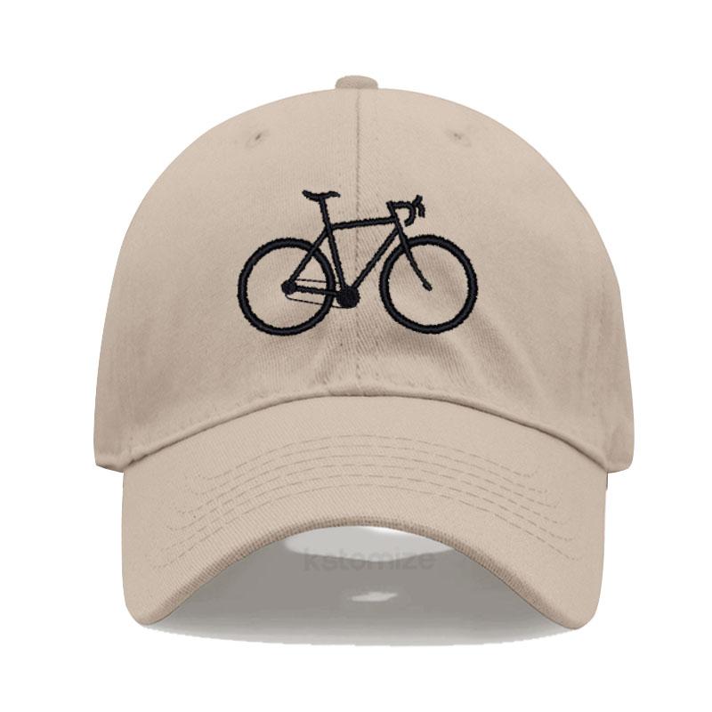 Soft Cotton Baseball Cap for Women Men Adjustable Fashion Bicycle Embroidered Dad Hat Unisex Classic Golf Caps