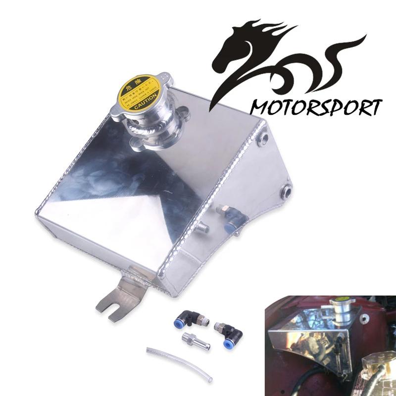 240SX S13 SR20DET KA24DE KA24E KA24 Aluminum Coolant Overflow Tank Reservoir Kit For Nissan (Fits: 240SX) чёрный