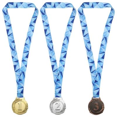 PATIKIL 6,5 cm Médailles de Récompense Or, Argent et Bronze, 3