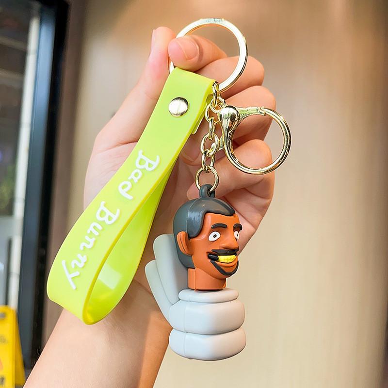 

Keychain Premium Silicone With Unique 3d Cartoon Figures Perfect For Celebrations Various Toilet Man