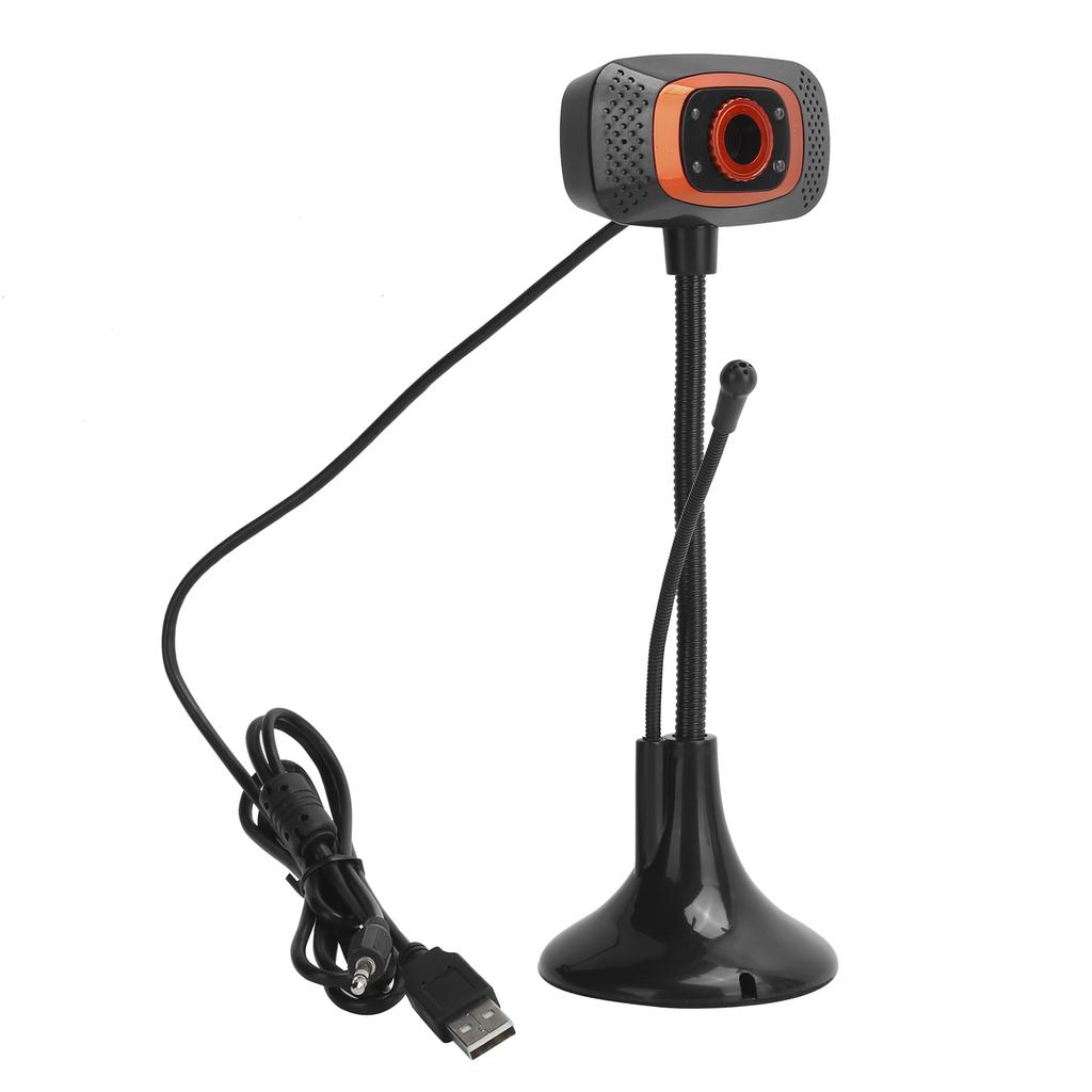 Computer Camera Video USB Webcam DriveFree 640 x 480 Pixels with External Microphone