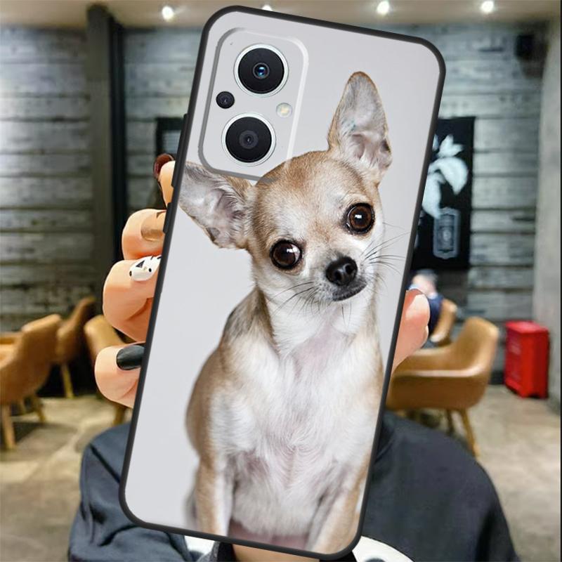 

Chihuahua Dog Cute Animal Case For OPPO Reno 13 13F 12 F 11 8T 7 8 10 Pro OPPO Find X8 X6 Pro X3 X5 Lite Cover Coque OPPO Reno11 F