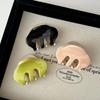 New Acetate Hair Claws for Women Elegant Color Blocking Hair Clip Shark Clip Ponytail Holder Hairpin Hair Accessories