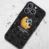 Cartoon Astronaut Lanyard Case For iPhone 16 15 Pro Max 11 12 13 14 Pro XS X XR 7 8 Plus Shockproof Silicone Soft TPU Cover